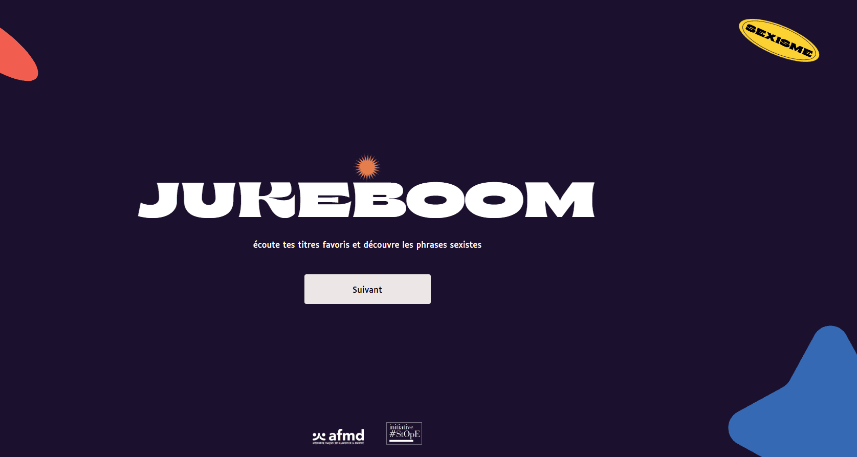 Page Accueil Jukeboom