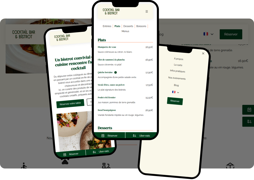 Fonctionnalité responsive